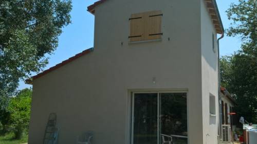 agrandissement d'une belle maison 