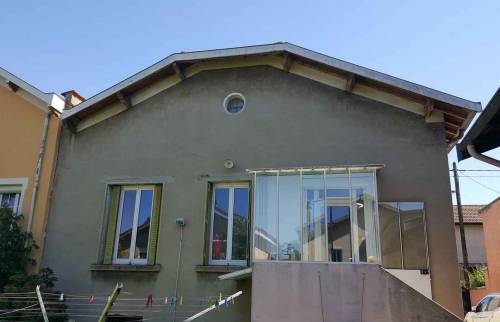 Ravalement de Façade Lyon Bron - Maison avant travaux