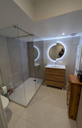 douche à l'italienne 