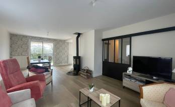 Rénovation de maison avec installation de porte verrière coulissante - Saint-Léger-sous-Cholet (49)