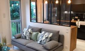 Rénovation cuisine avec verrière