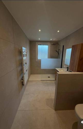 Rénovation d’une salle de bains avec WC à Fraisse (42490)