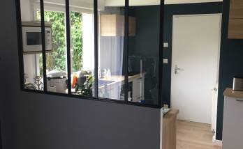 Cuisine lumineuse après rénovation - Nantes 44