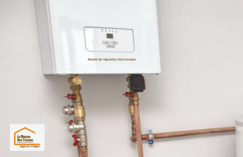Module de régulation électronique permettant de piloter efficacement le système de chauffage et les apports d’énergie solaire thermique.