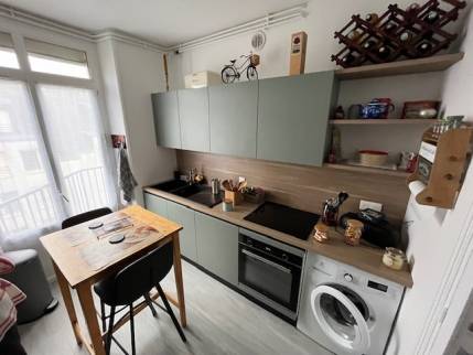 Nouvelle cuisine après travaux de rénovation complète - Nantes 44