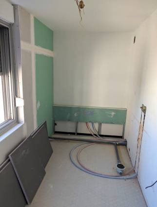 Rénovation Salle de Bain Lyon 4 - Lyon Croix Rousse - Travaux en cours