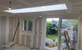 Travaux de construction d'une extension de maison avec pose des menuiseries - Villeneuve d'Ascq 59