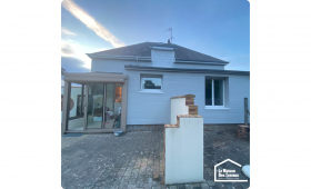  Suite de chantier : isolation thermique extérieure + sas d’entrée en aluminium - Monceaux-en-Bessin 14400