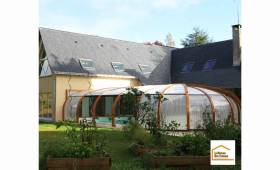 Création d'une extension avec piscine Domjean 50420