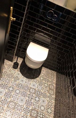 Installation des toilettes à Trouville