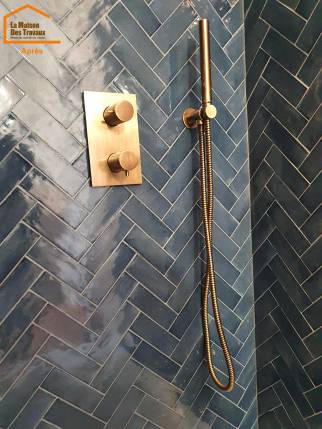 Rénovation - Création de salle d'eau - bain à Saint-Malo - Après