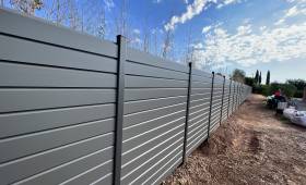 installaton de clôture de jardin