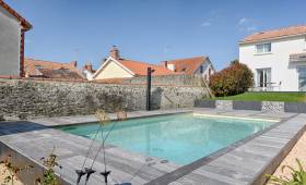 Construction de piscine enterrée en béton - Montauban 82000
