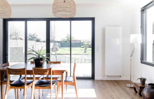 Salon séjour - Rénovation de maison à la Haye Fouassière (44)