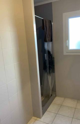 Espace de l'ancienne douche