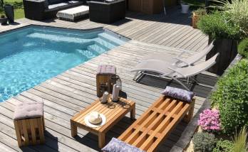 Création d’une terrasse autour de la piscine