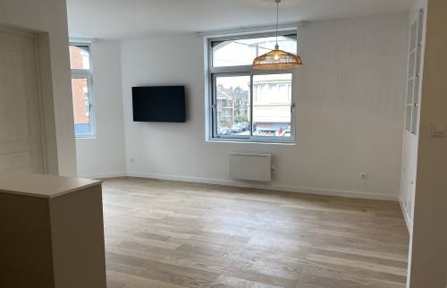 Les derniers centimètres avec la pose de la télévision murale 