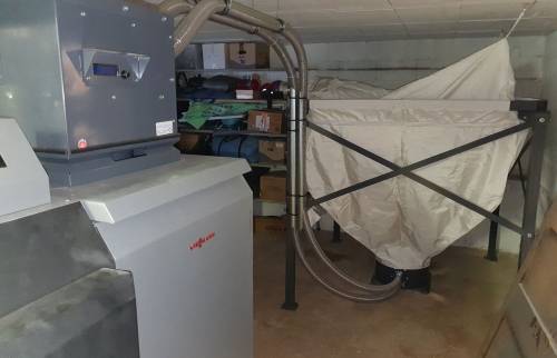 Mise en place du nouveau système de chauffage 