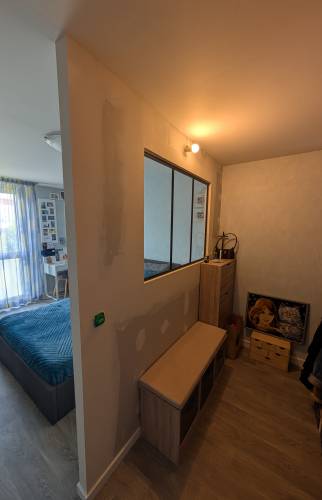 Après – Verrière posée sans finition peinture