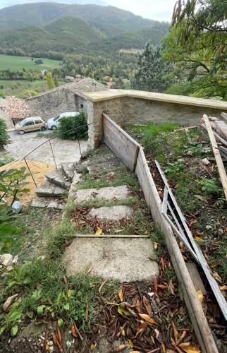 renovation escalier extéérieur à la chaux la maison des travaux Manosque