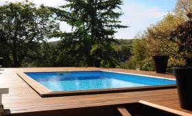 piscine semi enterée