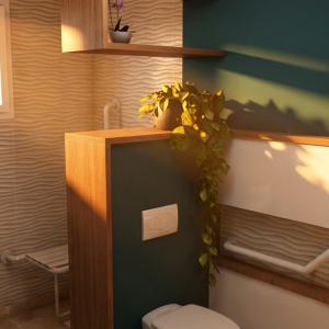 salle de bain pmr architecte