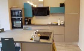 ilôt central avec réseau évier intégré