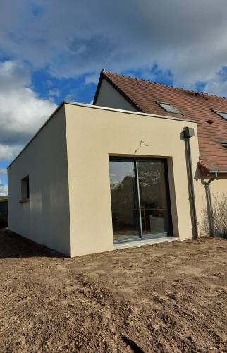 Façade arrière terminée