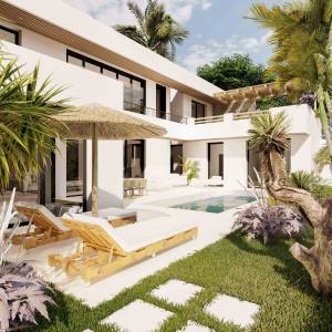 Villa contemporaine avec piscine et atelier d’artiste attenant - Somia Ziouane - La Maison Des Travaux