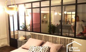  Verrière d'atelier côté chambre