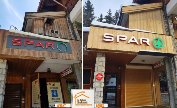 La Maison des Travaux Albertville, rénovation local commercial Albertville, travaux commerce Albertville, courtier en travaux Albertville, rénovation enseigne Albertville