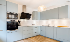 Rénovation de cuisine ouverte à 37510 Ballan Miré