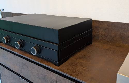 pose d'une cuisine d'été