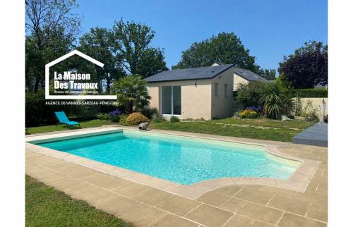 Création d’un Pool House à Muzillac La Maison des Travaux Vannes Sarzeau Pénestin