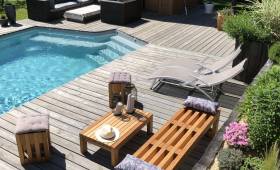 Création d’une terrasse autour de la piscine