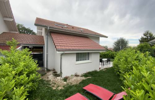 Vue extérieure extension de maison