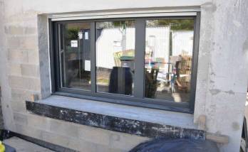 Nouvelle fenêtre aluminium sur une extension de maison - Combs-la-Ville 77380