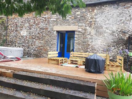 Terrasse et maçonnerie à Dol de Bretagne