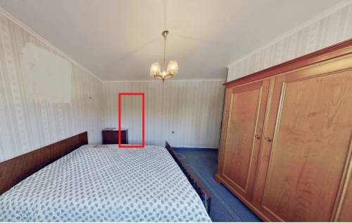 Création d'un passage entre une chambre et une salle de bain avant travaux (Yerres 91330)