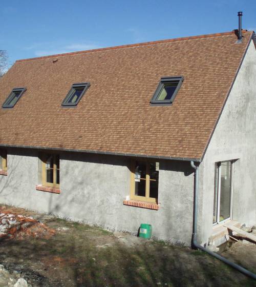 Couverture et charpente terminée à VEILLEINS (41)