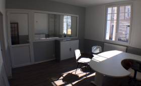 Aménagement de bureaux par l'agence de Joué-lès-Tours