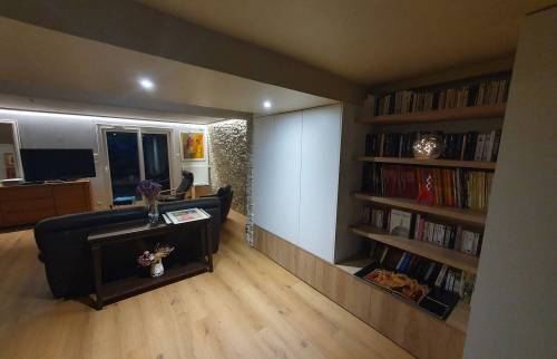 Pièce de vie ouverte à Bain-de-Bretagne