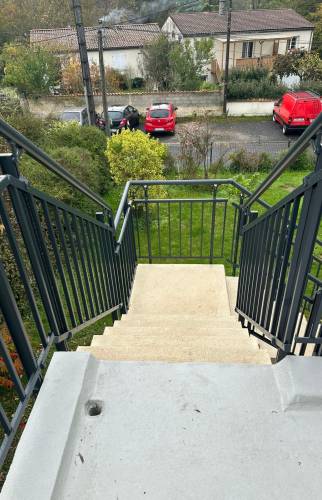 Rénovation d'un garde corps à Saintes 