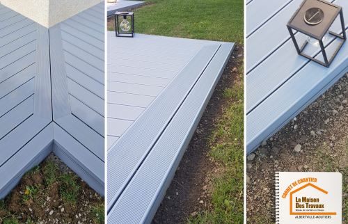 Aménagement de terrasse Saint-Vital, Terrasse Savoie, Projet terrasse extérieure, Décoration terrasse, Aménagement extérieur Savoie, Entreprise aménagement terrasse Savoie.