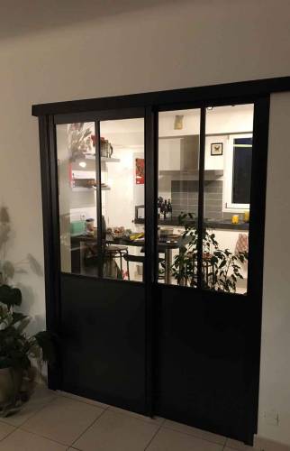 Verrière séparation cuisine séjour