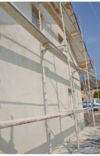 ravalement d'une façade maison 