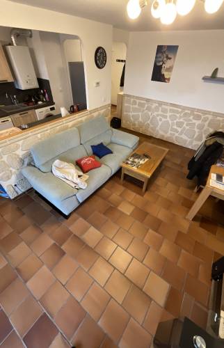 Salon avant rénovation