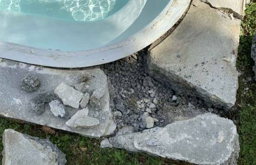 La dalle avant travaux La Maison Des Travaux de Pau