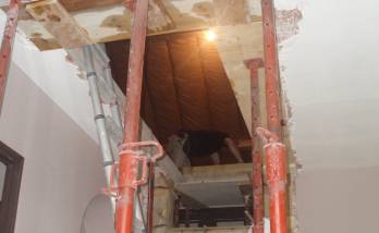 Ouverture de la trémie dans dalle béton à BLOIS (41)