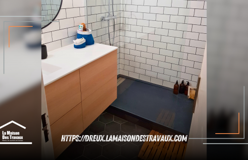 Rénovation Élégante d’une petite Salle de Bain à Saint André de l'Eure